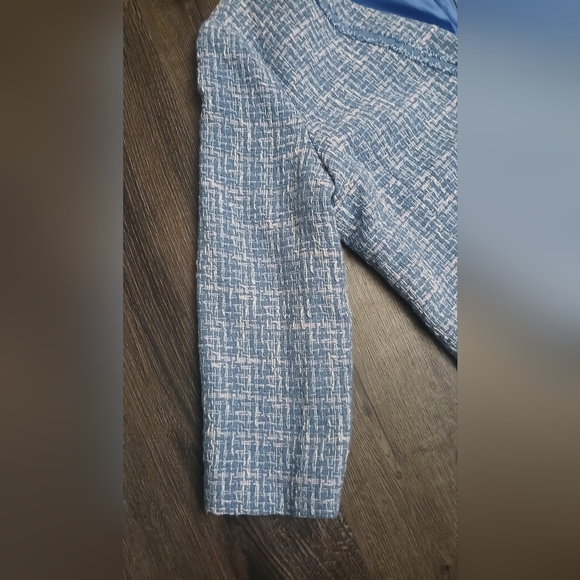 Talbots Blue Tweed Women's Jacket Size 16 - Picture 3 of 9